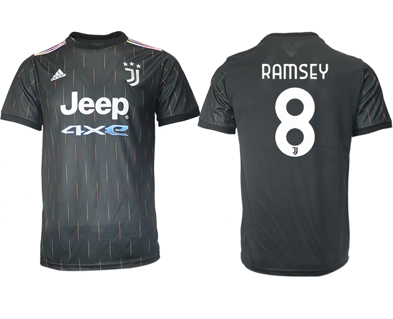 Men 2021-2022 Club Juventus away aaa version black #8 Soccer Jersey